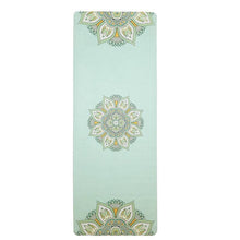 Load image into Gallery viewer, Hochwertige Fitnessmatte aus Wildleder und Naturkautschuk