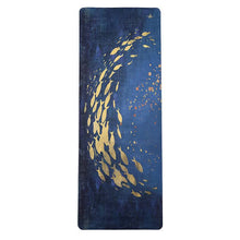 Load image into Gallery viewer, Hochwertige Fitnessmatte aus Wildleder und Naturkautschuk