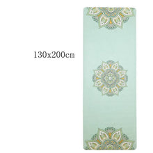 Load image into Gallery viewer, Hochwertige Fitnessmatte aus Wildleder und Naturkautschuk