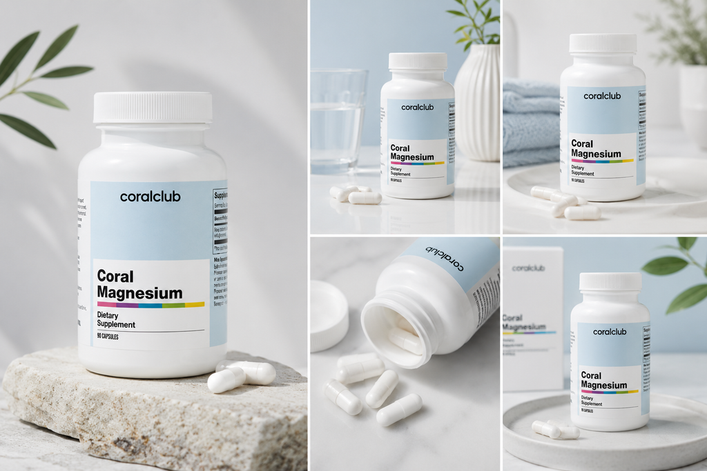 Coral Magnesium Taurat & Glycinat | Hoch bioverfügbares Magnesium
