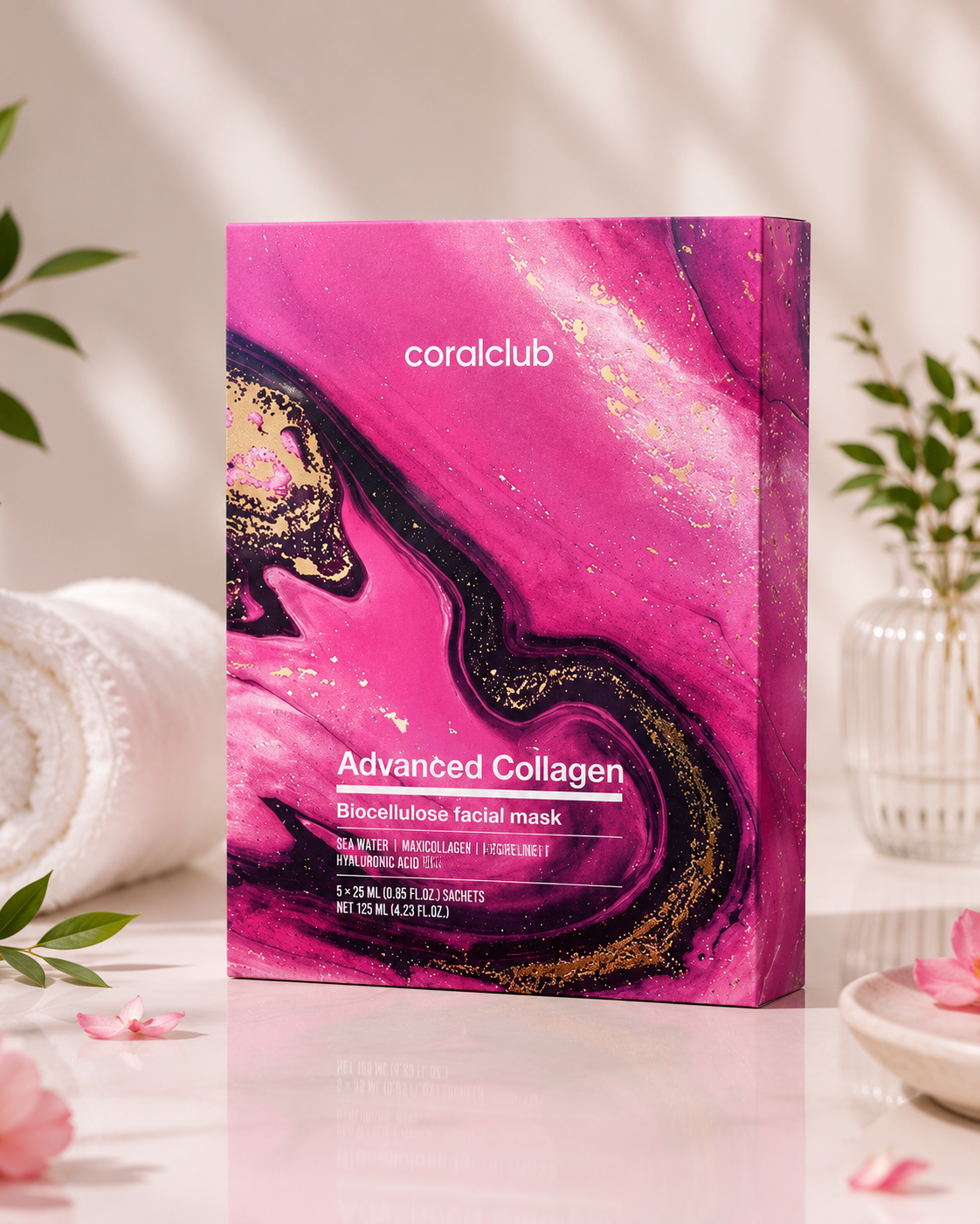 Collagen Biocellulose Gesichtsmaske – Intensive Feuchtigkeit & Glow
