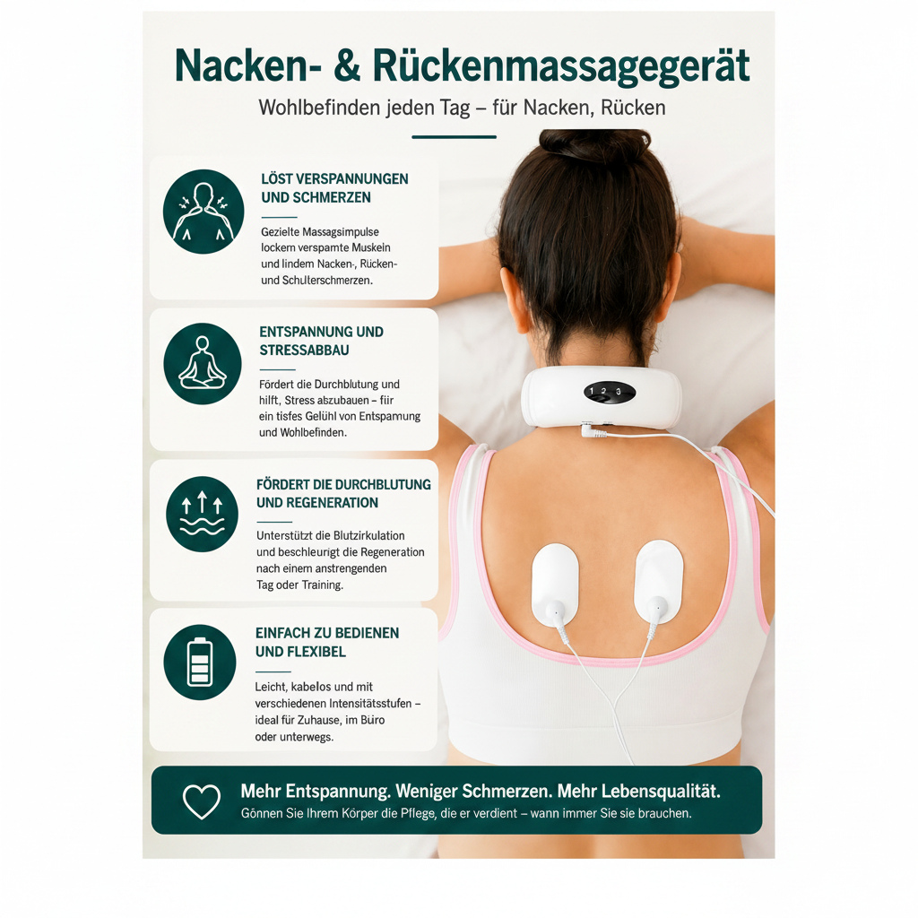 Electromagnetic Neck and Back Massager Calmagner InnovaGoods