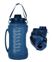 Charger l&#39;image dans la galerie, Bouteille de fitness pliable sans BPA ~ L&#39;alliée de votre hydratation, compacte et ingénieuse !
