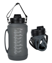 Charger l&#39;image dans la galerie, Bouteille de fitness pliable sans BPA ~ L&#39;alliée de votre hydratation, compacte et ingénieuse !
