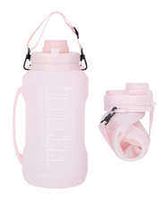 Charger l&#39;image dans la galerie, Bouteille de fitness pliable sans BPA ~ L&#39;alliée de votre hydratation, compacte et ingénieuse !
