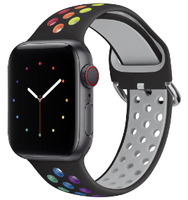Atmungsaktives Smart Uhr Armband ~ Iphone und DT8 MAx ~ 42mm-44mm-45 49mm