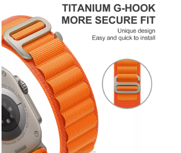 Alpine loop Smart Uhr Armband ~ Iphone und DT8 MAx ~ 42mm-44mm-45 49mm