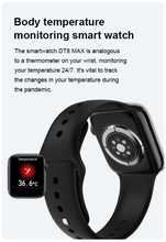 Load image into Gallery viewer, Smart Uhr DT8 Max Damen/Herren ~ 2&quot; HD Touchscreen
